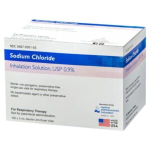 Sodium Chloride, Preservative Free 0.9% Solution 3 mL