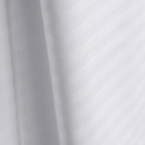 Bed Sheet ComforTwill Flat 90 X 120 Inch White 70% Cotton / 30% Polyester Reusable