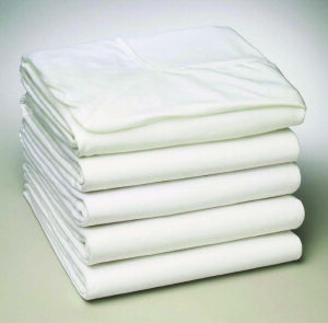 Bed Sheet Fitted 36 W X 81 L X 13 D Inch White 55% Cotton / 45% Polyester Reusable