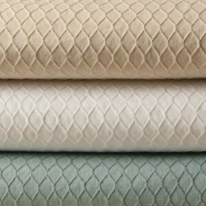 Bedspread Gemstone 75 W X 110 L Inch 50% Cotton / 50% Polyester Ecru