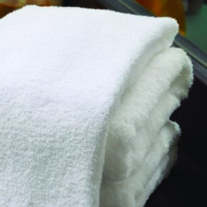 Bath Towel 20 X 40 Inch Cotton Terry Cloth White Reusable