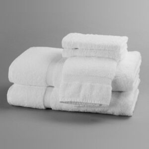 Hand Towel EuroTouch 16 X 27 Inch Cotton White Reusable