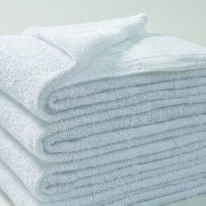 Bath Towel Room Ready for You 24 X 50 Inch Cotton 86% / Polyester 14% White Reusable
