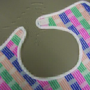 Bib Hook and Loop Closure Reusable Cotton / Polyester
