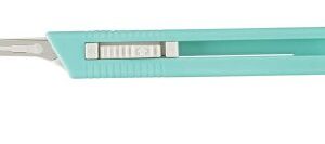 Safety Scalpel Miltex No. 12 Stainless Steel / Plastic Classic Grip Handle Sterile Disposable
