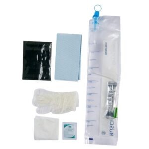 Intermittent Catheter Tray MMG H20 Closed System 14 Fr. Without Balloon Hydrophilic Coated