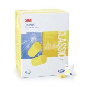 Ear Plugs 3M E-A-R Classic Cordless One Size Fits Most Yellow
