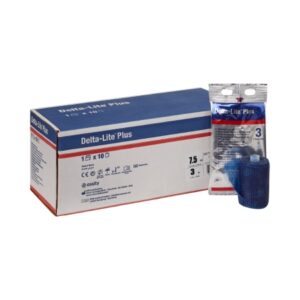 Cast Tape Delta-Lite Plus 3 Inch X 12 Foot Fiberglass / Resin Deep Blue