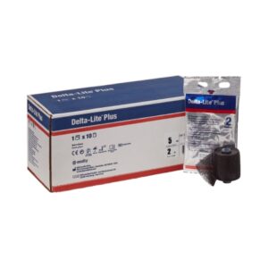 Cast Tape Delta-Lite Plus 2 Inch X 12 Foot Fiberglass / Resin Black