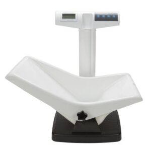 Pediatric Scale Health O Meter LCD Display 50 lbs. / 23 kg Capacity White AC Adapter / Battery Operated