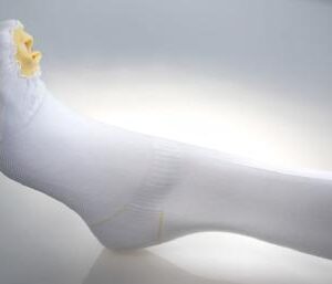 Anti-embolism Stocking UltraCARE Knee High 2X-Large / Long White Inspection Toe