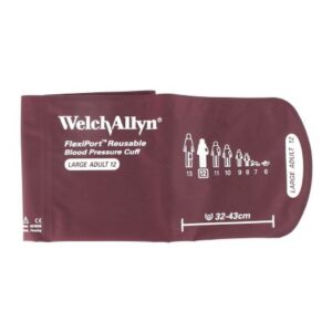 Reusable Blood Pressure Cuff FlexiPort 32 to 43 cm Arm Nylon Cuff Large Adult Cuff