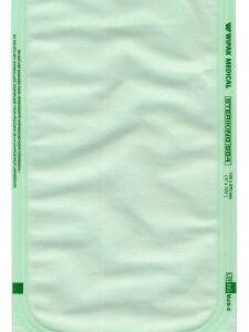 Sterilization Pouch Steriking Ethylene Oxide (EO) Gas / Steam 5 X 10-1/2 Inch Transparent / White Self Seal Paper / Film