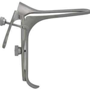 Vaginal Speculum BR Surgical Pederson NonSterile Surgical Grade German Stainless Steel Small Right Side Open Reusable Without Light Source Capability