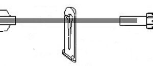 IV Extension Set ICU Small Bore 6 Inch Tubing Without Filter