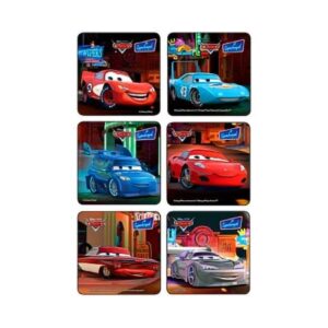 Kids Love Stickers 90 per Pack Disney Cars Supercharged Sticker 2-1/2 Inch