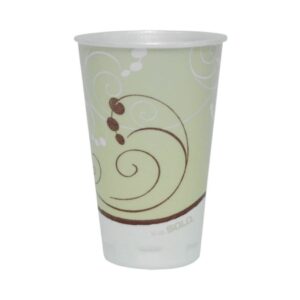 Insulated Drinking Cup Trophy 16 oz. Symphony Print Styrofoam Disposable