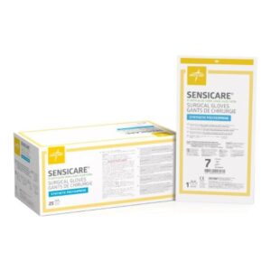 Surgical Glove SensiCare Size 7 Sterile Polyisoprene Standard Cuff Length Smooth White Chemo Tested
