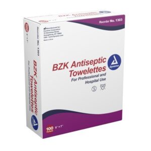 Antiseptic Skin Towelette Dynarex Individual Packet Scented 100 Count
