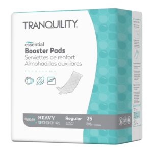 Booster Pad Tranquility Essential 4-1/4 X 12 Inch Heavy Absorbency Super Absorbent Core Regular