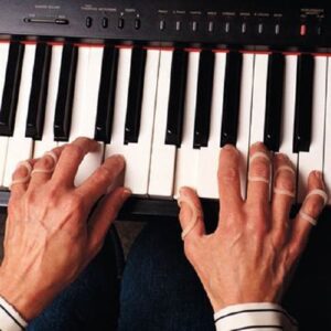 Finger Splint Oval-8 Adult Size 5 Pull-On Left or Right Hand Transparent