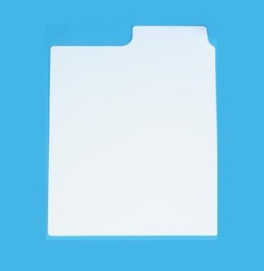Card Divider 6-7/8 X 8-15/16 Inch, Tab: 1 X 3-1/8 Inch