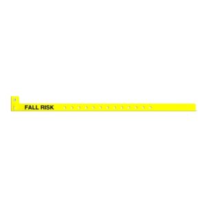 Identification Wristband Sentry Superband Alert Bands Alert Band Permanent Snap Fall Risk