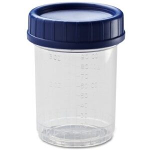 Specimen Container for Pneumatic Tube Systems 120 mL (4 oz.) Screw Cap Patient Information Sterile Fluid Path