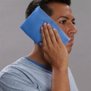 Cover Easy Sleeve Disposable, Blue, Hot / Cold, Non Woven, 4 X 7 Inch
