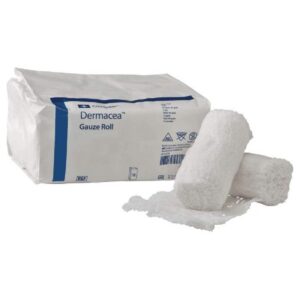 Fluff Bandage Roll Dermacea 4 Inch X 4-1/8 Yard 3-Ply NonSterile 96 per Pack