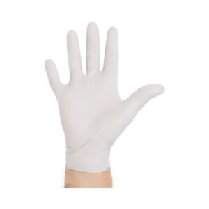 Exam Glove STERLING Large Sterile Pair Nitrile Standard Cuff Length Textured Fingertips Gray Chemo Tested