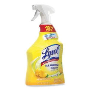 Surface Disinfectant Cleaner Lysol All Purpose Trigger Spray Liquid 32 oz. Bottle Lemon Breeze Scent NonSterile