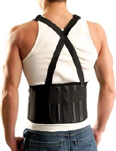 Occupational Back Support Classic Mustang Large Hook and Loop Closure 38 to 42 Inch Waist Circumference 8-1/4 Inch Height Adult