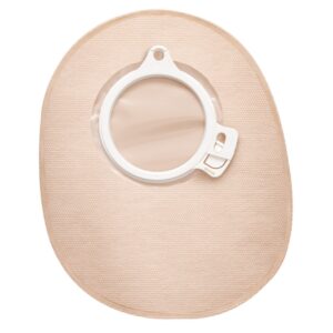 Ostomy Pouch SenSura Click Two-Piece System 7 Inch Length, Midi Without Barrier Closed End