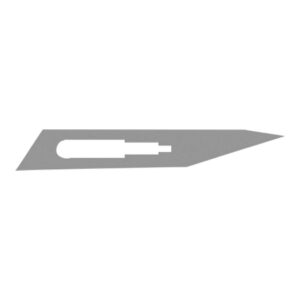 Safety Scalpel Personna Plus No. 11 Polymer Coated Stainless Steel / Plastic Classic Grip Handle Sterile Disposable