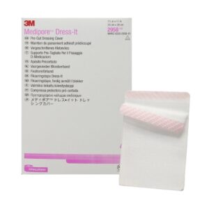 Dressing Retention Tape with Liner 3M Medipore Dress-It White 7-7/8 X 11 Inch Soft Cloth NonSterile