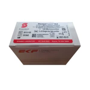 Hematology Reagent Microcuvette HemoPoint H2 n-x-t Hemoglobin (Hb) / Hematocrit CLIA Waived For HemoPoint H2 Hemoglobin Photometer 100 Tests