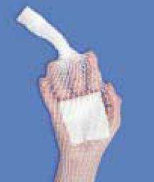 Elastic Net Retainer Dressing Stretch Net Tubular Elastic 10 Yard Size 5-1/2 White Small Chest / Axilla NonSterile