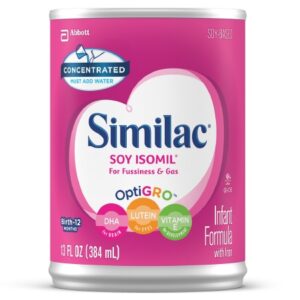 Infant Formula Similac Soy Isomil Unflavored 13 oz. Can Concentrate Soy Lactose Intolerance / Galactosemia