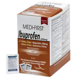 Pain Relief Medi-First 200 mg Strength Ibuprofen Tablet 250 per Box