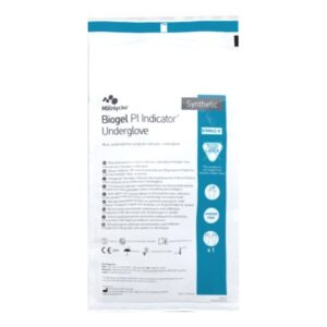 Surgical Underglove Biogel PI Indicator Underglove Size 9 Sterile Polyisoprene Standard Cuff Length Smooth Blue Chemo Tested