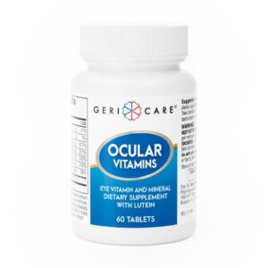 Eye Vitamin Supplement Geri-Care Vitamin A / Ascorbic Acid / Vitamin E 14,320 IU – 226 mg – 200 IU Strength Tablet 60 per Bottle