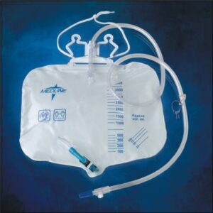 Urinary Drain Bag Medline Anti-Reflux Valve OR Sterile 4,000 mL Vinyl