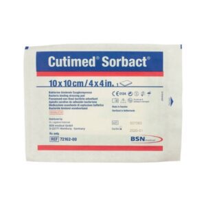 Antimicrobial Mesh Dressing Cutimed Sorbact 4 X 4 Inch Square Sterile