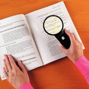 Handheld Magnifier with Light