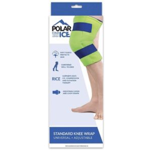 Cold Pack with Wrap Polar Ice Knee Large 13 X 26 Inch Nylon / Polyester / Water Reusable