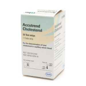 General Chemistry Reagent Accutrend Plus Cholesterol CLIA Waived For Accutrend Plus Meter 25 Tests