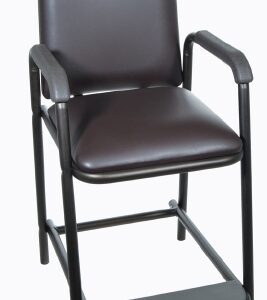 Hip High Chair Drive Brown Vein Contoured Armrest Steel