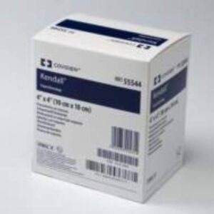 Antibacterial Foam Dressing Kendall AMD Foam 3-1/2 X 3 Inch Sterile