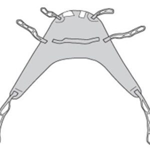 Seat and Back Divided Leg Sling 4 or 6 Point Cradle With Head Support Strap Attachment Medium 450 lbs. Weight Capacity